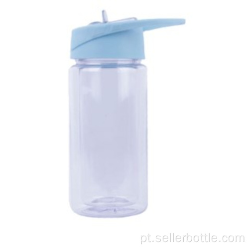 Garrafa de água de parede dupla de 300mL com palha